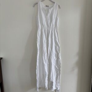 Terzo Millennio White Linen Dress